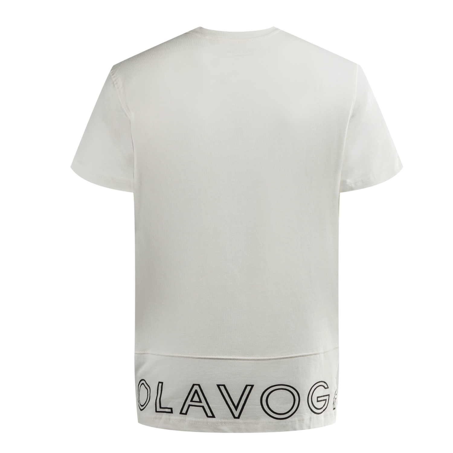 T-shirt męski bawełniany DARK MODE OLAVOGA ecru