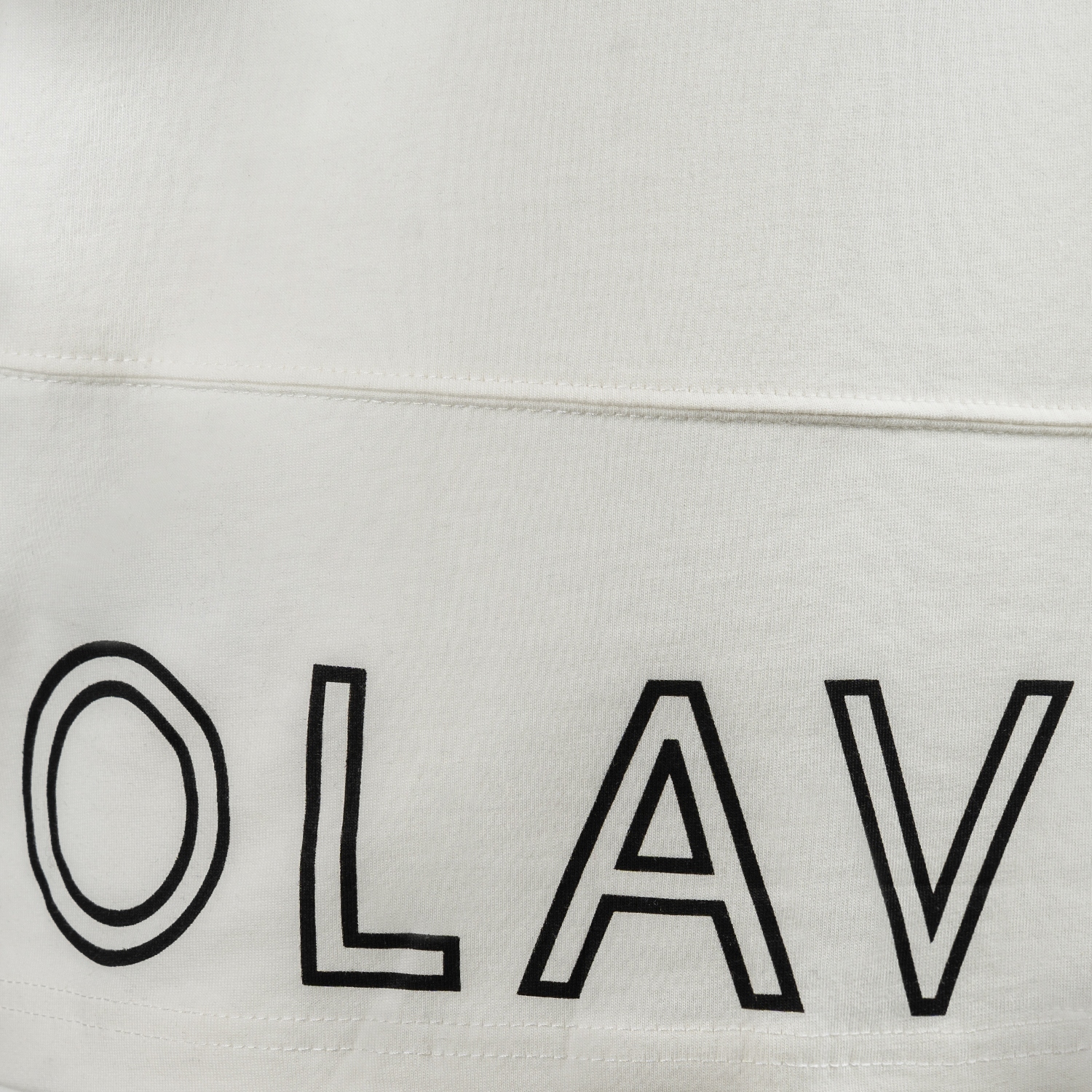 T-shirt męski bawełniany DARK MODE OLAVOGA ecru