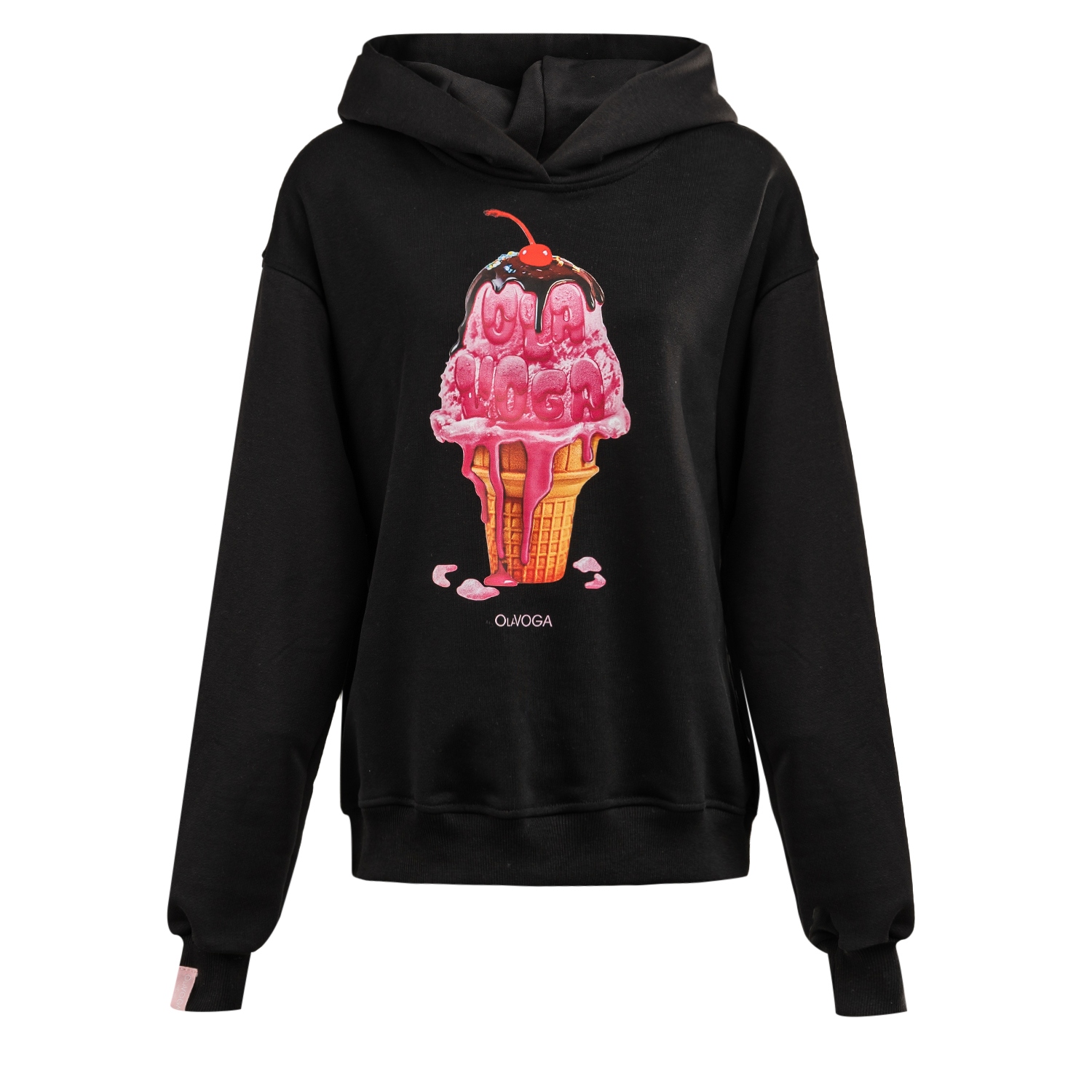 Bluza damska bawełniana KIRAZ OLAVOGA czarny