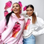 Bluza damska bawełniana KIRAZ OLAVOGA pudrowa