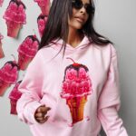 Bluza damska bawełniana KIRAZ OLAVOGA pudrowa