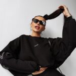 Bluza bawełniana MARKAZ OLAVOGA czarna