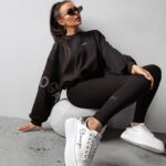 Bluza bawełniana MARKAZ OLAVOGA czarna