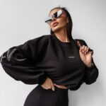 Bluza bawełniana MARKAZ OLAVOGA czarna