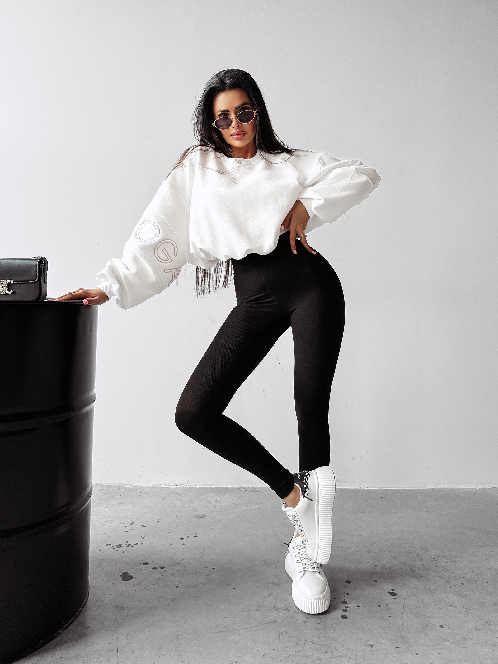 Bluza bawełniana MARKAZ OLAVOGA ecru Bluza bawełniana MARKAZ OLAVOGA ecru