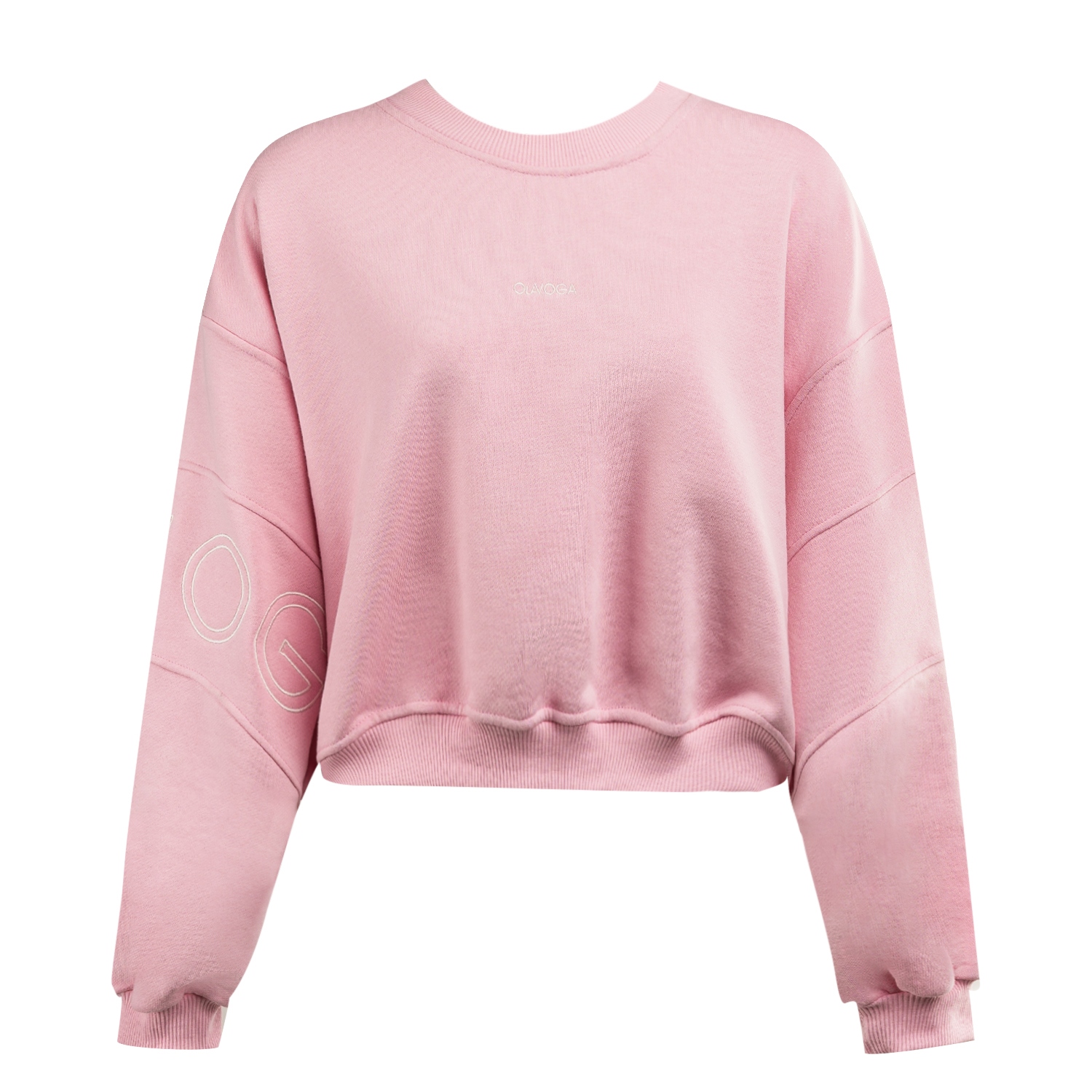 Bluza bawełniana MARKAZ OLAVOGA pudrowa