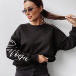 Bluza oversize SODA OLAVOGA czarna