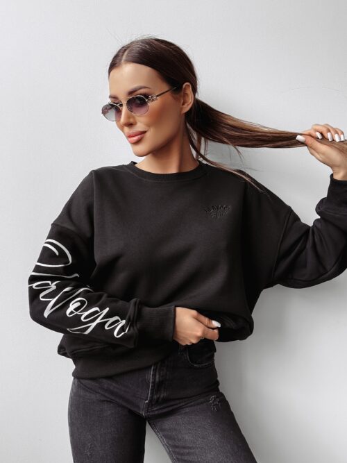 Bluza oversize SODA OLAVOGA czarna