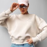 Bluza oversize SODA OLAVOGA beżowa