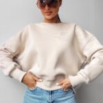 Bluza oversize SODA OLAVOGA beżowa