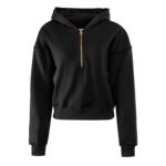 Bluza damska z kapturem MOLETO OLAVOGA czarna