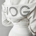 Bluza damska z kapturem MOLETO OLAVOGA ecru