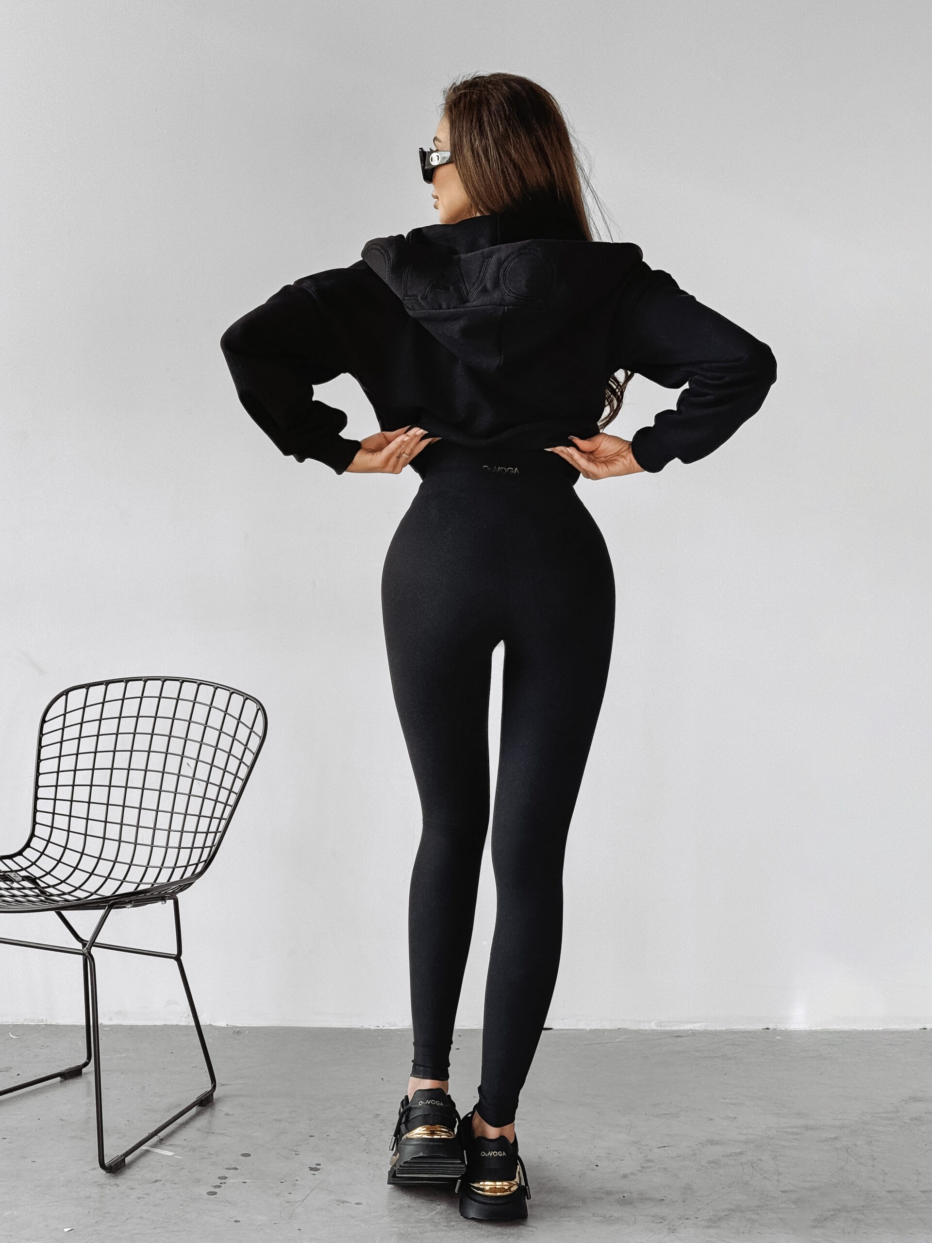 Legginsy wyszczuplające ALJA OLAVOGA czarna