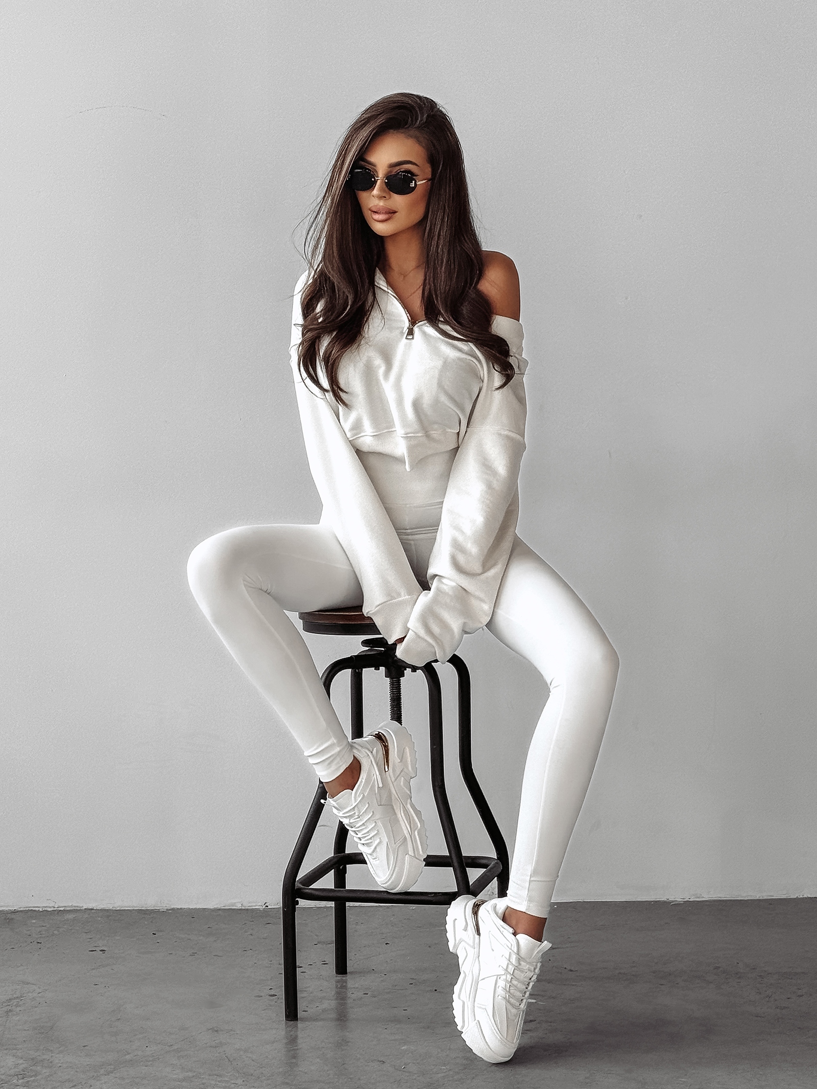 Legginsy wyszczuplające ALJA OLAVOGA ecru