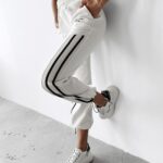 Spodnie sportowe damskie CHORSE OLAVOGA ecru