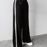 Spodnie z lampasami DELINE OLAVOGA czarny