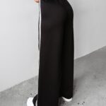 Spodnie z lampasami DELINE OLAVOGA czarny