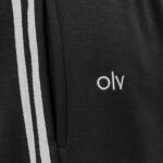 Spodnie z lampasami DELINE OLAVOGA czarny