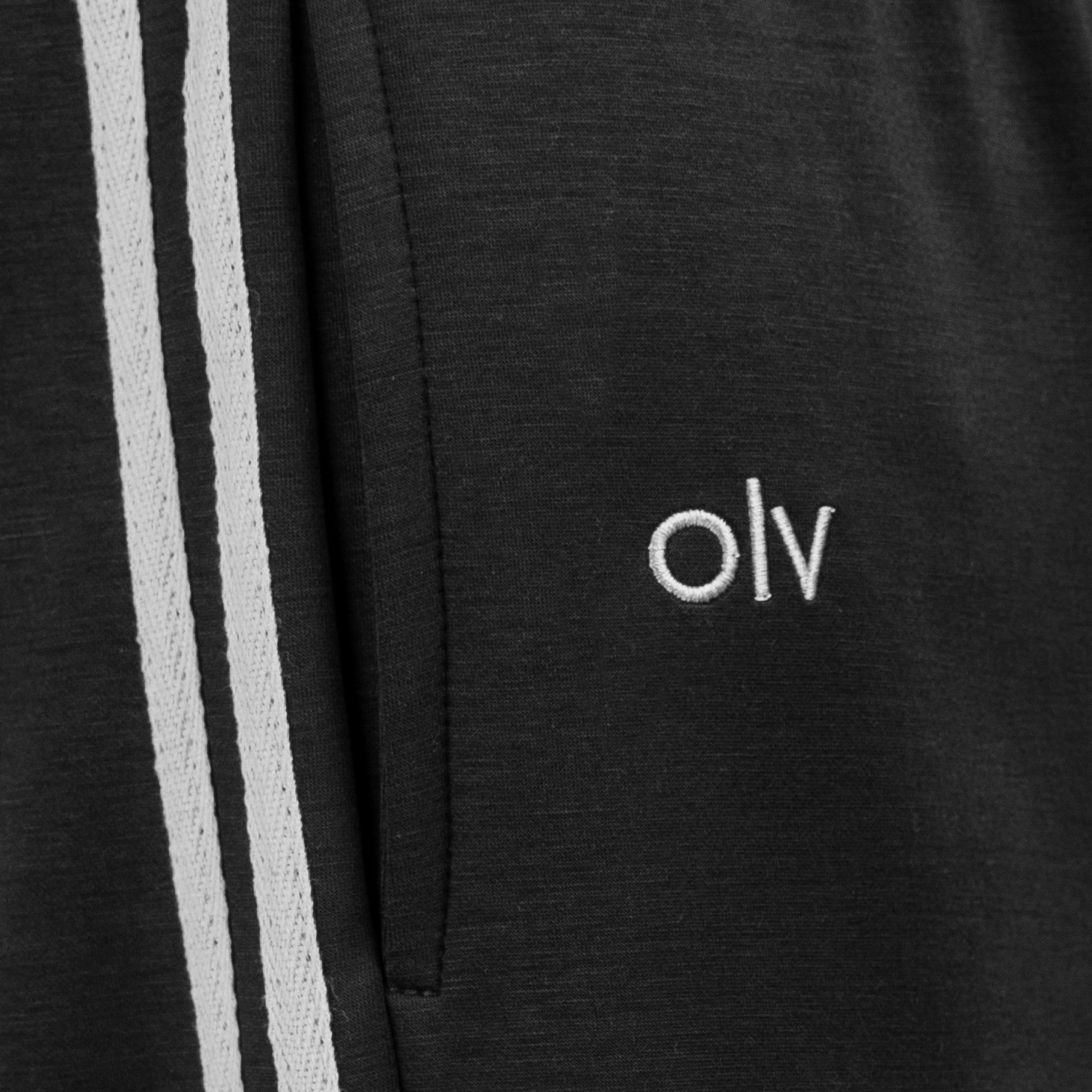 Spodnie z lampasami DELINE OLAVOGA czarny