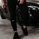 Spodnie sportowe męskie DAINARU OLAVOGA czarne