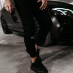 Spodnie sportowe męskie DAINARU OLAVOGA czarne