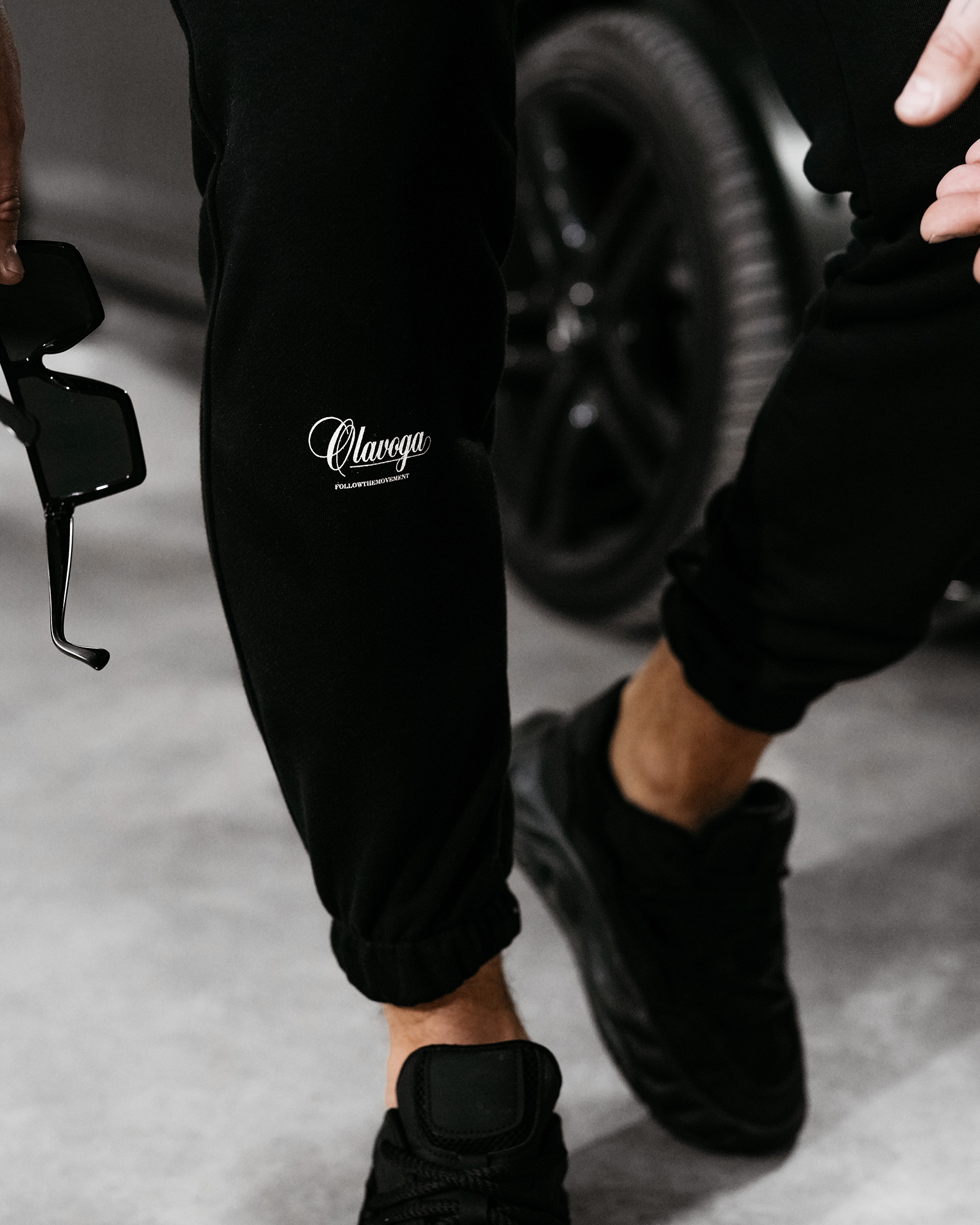 Spodnie sportowe męskie DAINARU OLAVOGA czarne