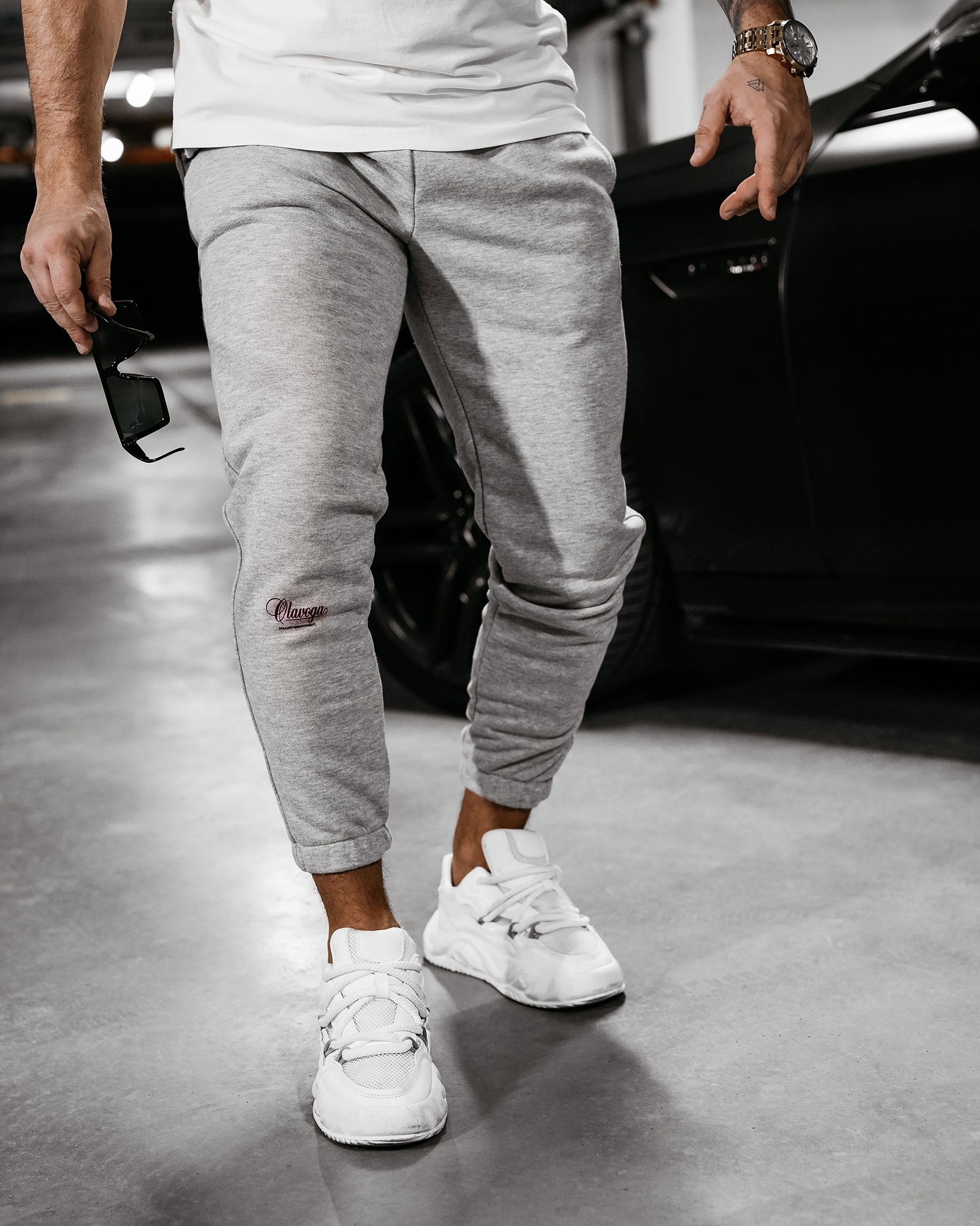 Spodnie sportowe męskie DAINARU OLAVOGA szare