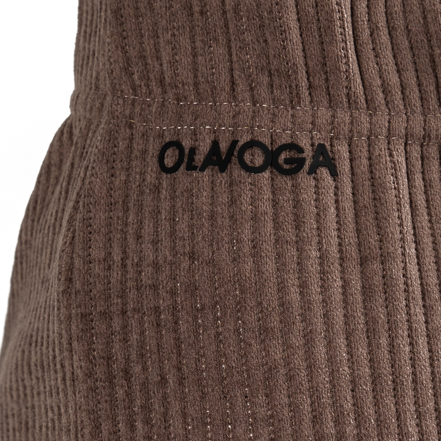 Komplet taliowany bawełniany SHIRO OLAVOGA cappuccino Komplet taliowany bawełniany SHIRO OLAVOGA cappuccino