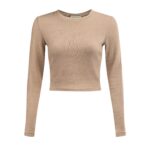 Komplet taliowany bawełniany SHIRO OLAVOGA beżowa