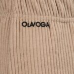 Komplet taliowany bawełniany SHIRO OLAVOGA beżowa