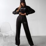 Komplet sportowy bawełniany SETELA OLAVOGA czarny