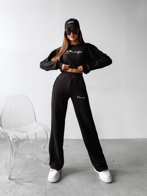 Komplet sportowy bawełniany SETELA OLAVOGA czarny