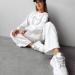 Komplet sportowy bawełniany SETELA OLAVOGA ecru