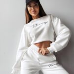 Komplet sportowy bawełniany SETELA OLAVOGA ecru