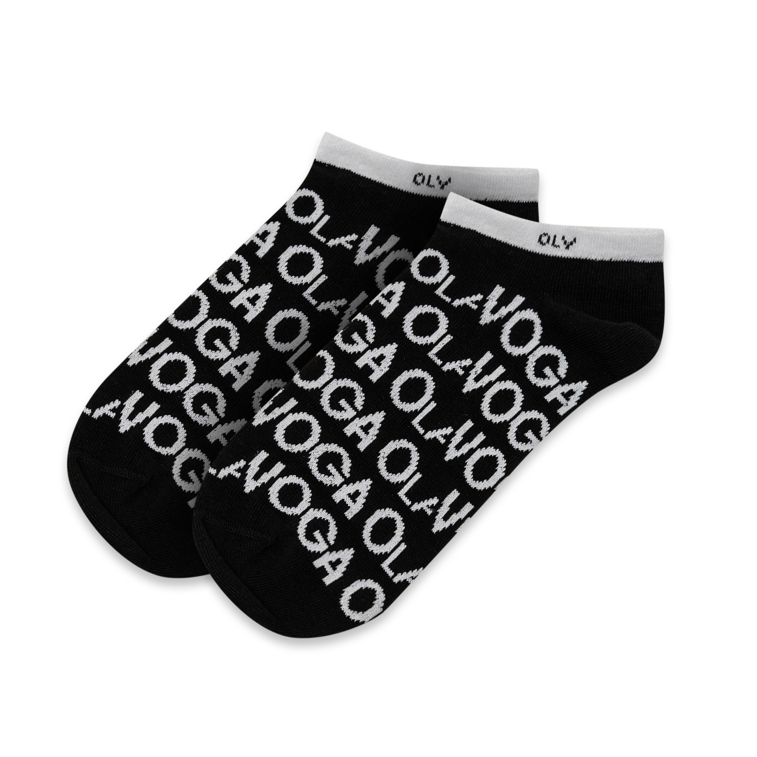 Skarpetki stopki bawełniane logowane VELVESS OLAVOGA czarne Skarpetki stopki bawełniane logowane VELVESS OLAVOGA czarne