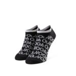 Skarpetki stopki bawełniane logowane VELVESS OLAVOGA czarne