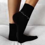 Skarpetki damskie bawełniane SILVOTTE OLAVOGA czarne