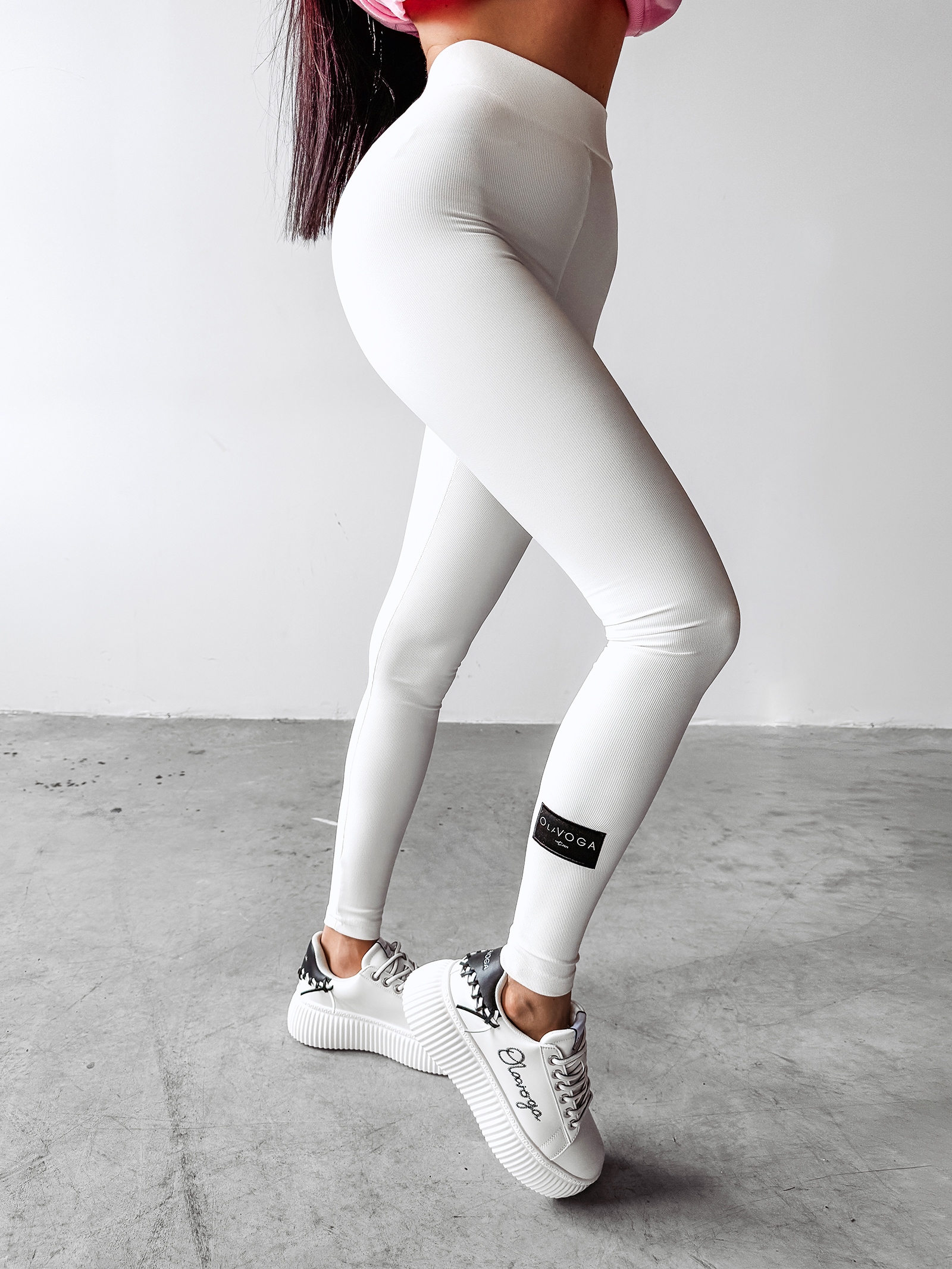 Legginsy wyszczuplające REGI OLAVOGA ecru