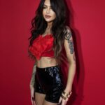 Top gorset serduszko roże NB Lovo czerwony