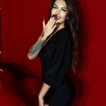 Sukienka z jednym rękawem NB Fepia czarna