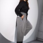 Koszula oversize z krawatem MC TIE czarna