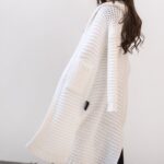 Kardigan sweter długi MC CRAFTED biały