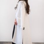 Kardigan sweter długi MC CRAFTED biały