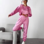 Komplet dresowy BRANCH OLAVOGA różowy