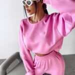 Komplet dresowy BRANCH OLAVOGA różowy