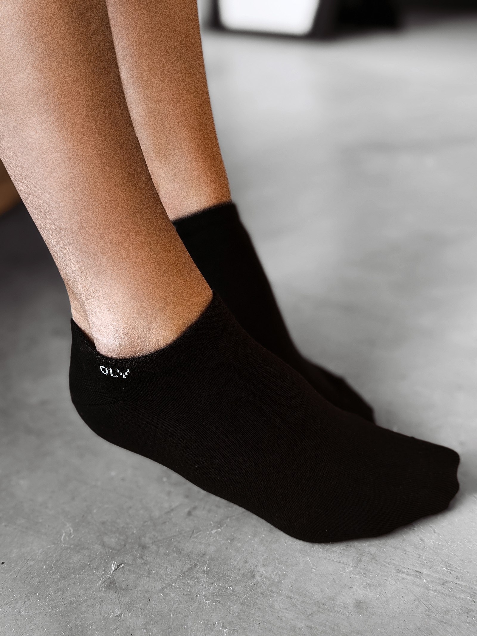 Skarpetki damskie za kostkę PRESTIVA OLAVOGA czarne Skarpetki damskie za kostkę PRESTIVA OLAVOGA czarne