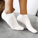 Skarpetki damskie za kostkę PRESTIVA OLAVOGA ecru