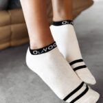 Skarpetki stopki damskie OPULENZE OLAVOGA ecru