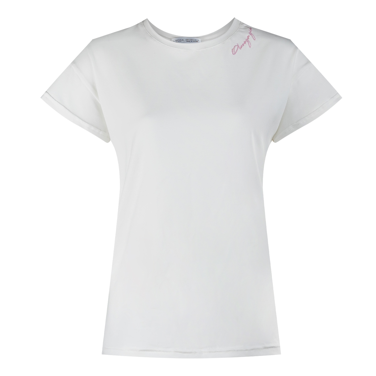 T-shirt bawełniany FOX OLAVOGA ecru