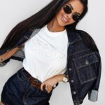 T-shirt klasyczny MANILA OLAVOGA ecru